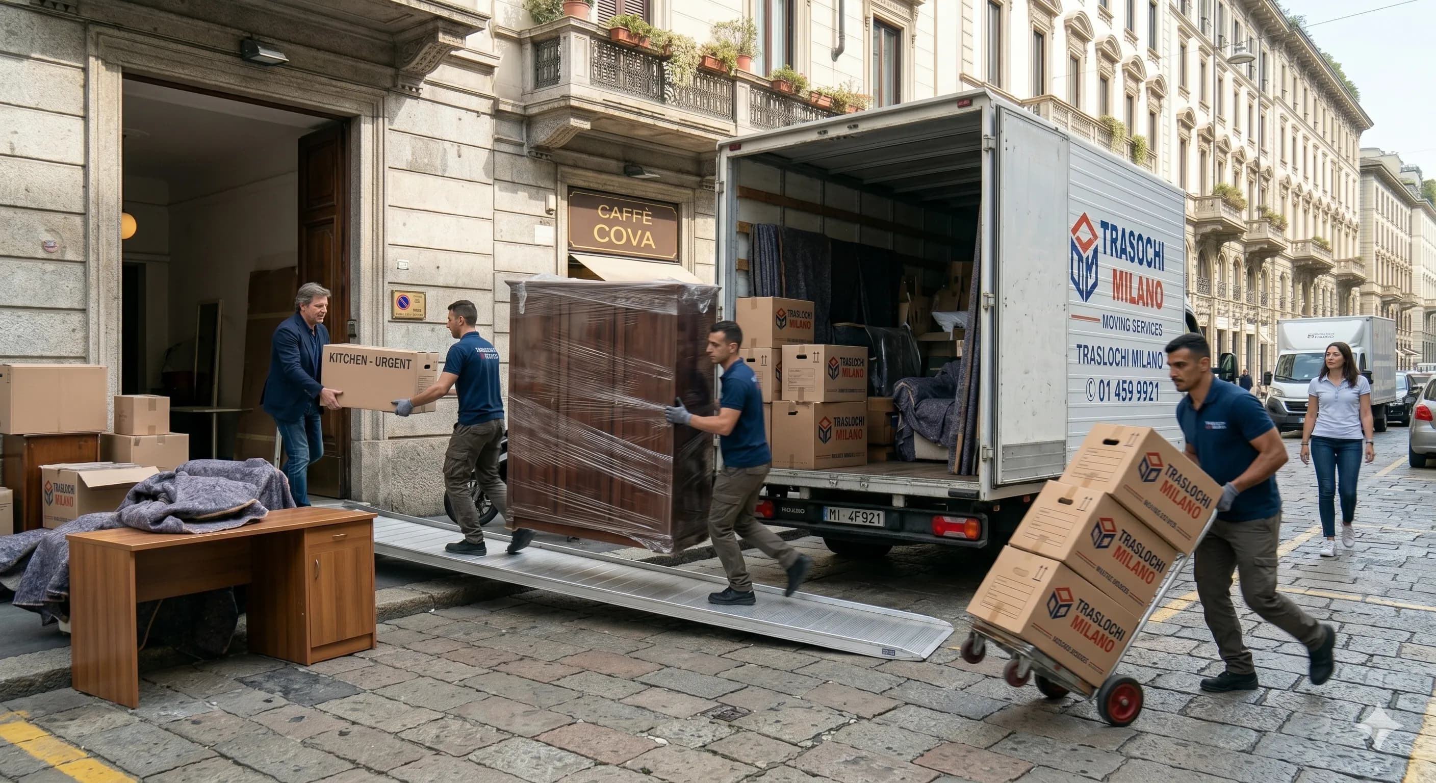 Pronto intervento per uno sgombero urgente a Milano